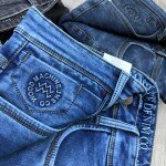 Wood machine Ankle Fit Jeans