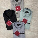 Black letter imported satin shirts
