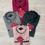 Black letter imported satin shirts