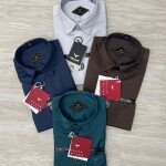 Black letter imported satin shirts