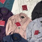 Black letter imported satin shirts