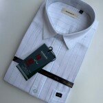 word wale big size linen stripes shirt