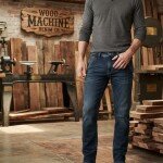 wood machine ankle fit cross pocket jeans pant