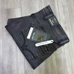 black letter ankle fit jeans pant