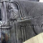 black letter ankle fit jeans pant