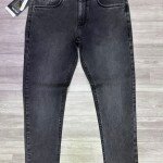 black letter ankle fit jeans pant
