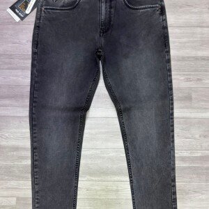 black letter ankle fit jeans pant