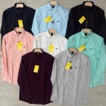 logoff cotton oxford stripes shirt