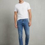 Wood machine Balloon fit Jeans pant