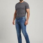 Wood machine Balloon fit Jeans pant