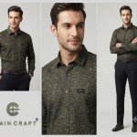chain craft cotton printed shirt