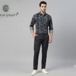 chain craft cotton printed shirt