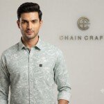 chain craft cotton printed shirt