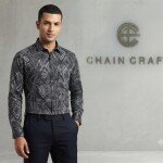 chain craft cotton printed shirt