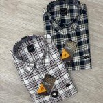 logoff cotton oxford checks shirt
