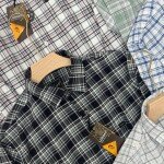 logoff cotton oxford checks shirt
