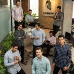 logoff cotton oxford checks shirt