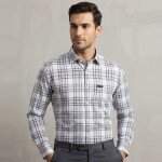 logoff cotton oxford checks shirt