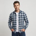 logoff cotton oxford checks shirt