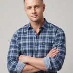 logoff cotton oxford checks shirt