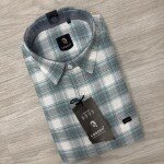 logoff cotton oxford checks shirt