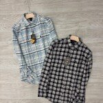 logoff cotton oxford checks shirt
