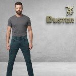 duster blue cargo jeans pant