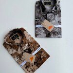 wood machine rayon fabric shirt