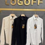 logoff premium linen shirt