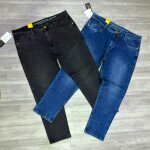 carbon plus big size twill lycra jeans pant