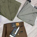black letter cotton linen pant