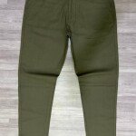 black letter cotton linen pant