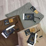 black letter cotton linen pant