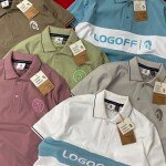 logoff polo neck t shirt