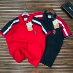 logoff polo neck t shirt