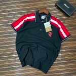 logoff polo neck t shirt