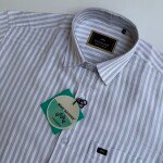 wood machine cotton linen shirt