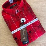 s square brushing twill checks double pocket shirt