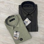 logoff imported self stripes shirt