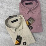 logoff linen plain shirt