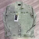 black letter premium denim jacket