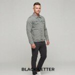 black letter premium denim jacket