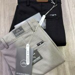 wood machine cotton pant
