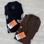 logoff imported embroidery shirt