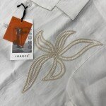 logoff imported embroidery shirt