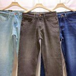 carbon plus twill baggy jeans pant