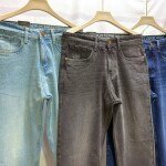 carbon plus twill baggy jeans pant