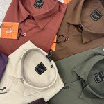 logoff imported self stripes shirt