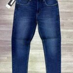 black letter ankle fit jeans pant