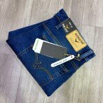 black letter ankle fit jeans pant